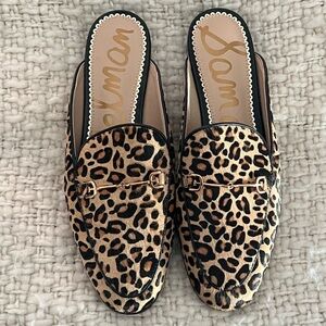 Sam Edelman Calf hair Animal Print Loafers